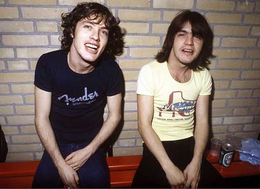 Angus and Malcolm Young